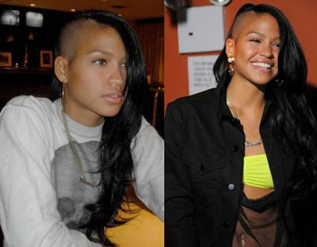 cassie-shaved-head. Cassie isn't the first celeb to sidle up to a razor.