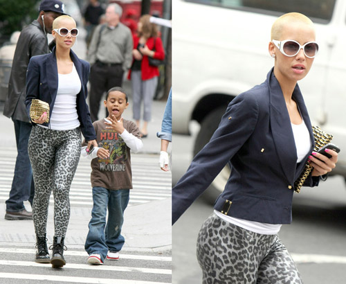 amber rose pregnant pictures. Blond bombshell Amber Rose was