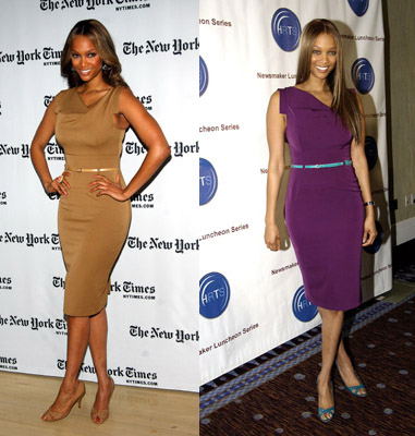 tyra banks in a dress