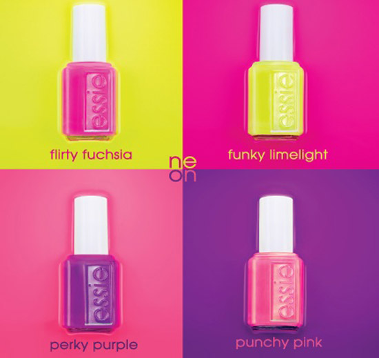 Essie Neon Nail Color Summer. To the first bombshell who tweets us back with