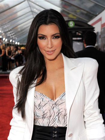 Kim Kardashian Makeup. 1. Eyes: Line the inside of the lower lash line all 