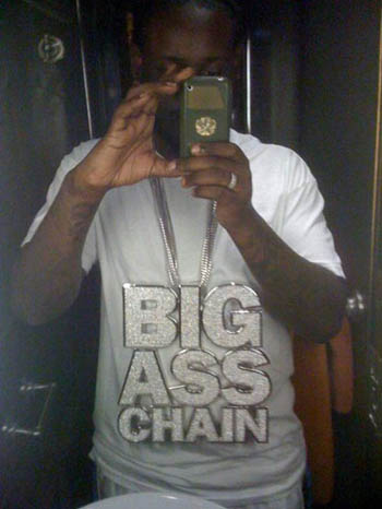Apparently this particular chain cost T-Pain $400000! T-Pain's Chain