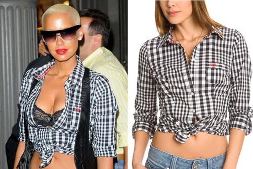 Amber Rose was recently spotted wearing this 69 Jackie Springtime Shirt by