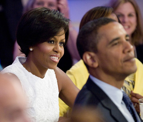 Michelle Obama Hairstyles Photos
