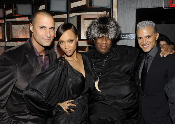 andre leon talley tennis. Tyra Banks, Andre Leon Talley,