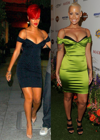  Posen Resort 2010 dress seen on Amber Rose at the Maxim Hot 100 Party