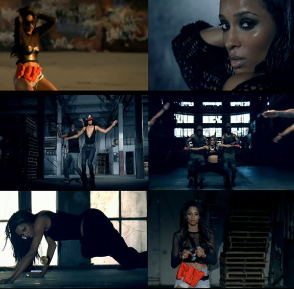 Full of high voltage dance moves the video shows Ciara in a series of 