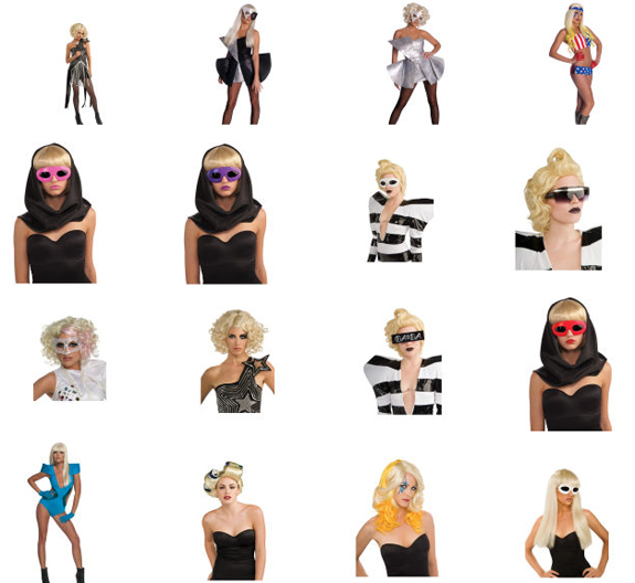 Thankfully Gaga herself has a few options for sale on her website 