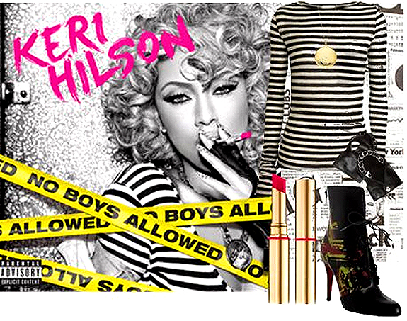 Style Inspiration Keri Hilson's'No Boys Allowed' Album Cover