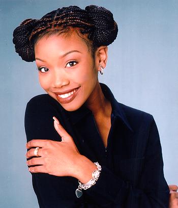 Brandy rocked braids with the best of them when she first debuted, 