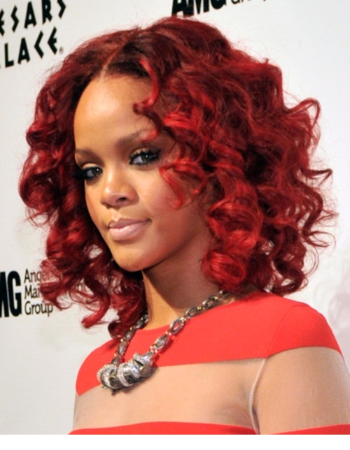 beyonce red hair rihanna. Rihanna was of course also