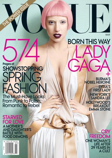 april 2011 vogue. Vogue is certainly making