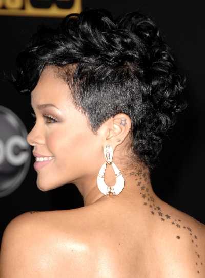Rihanna Short Hairstyles Back. Back to story