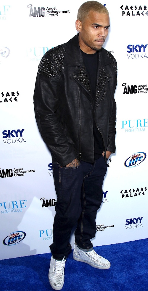 Men’s Fashion Flash: Chris Brown in Christian Louboutin Rantus Orlato