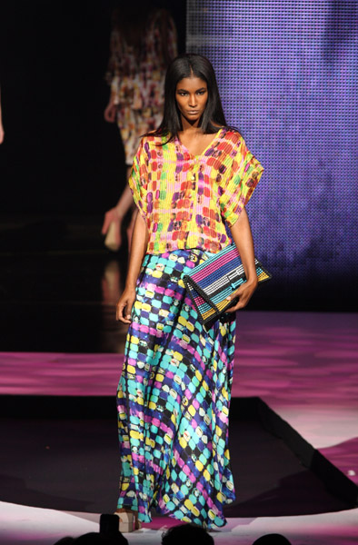  along with designer Lisa Folawiyo's famed wax prints topped off by 