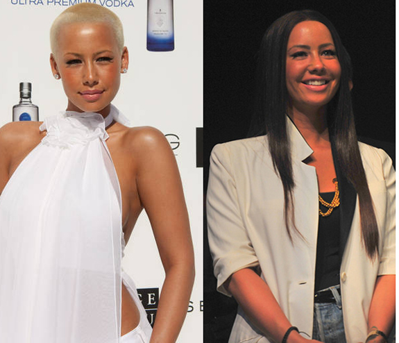 Hot or Hmm Amber Rose's New Dark Long Hairstyle