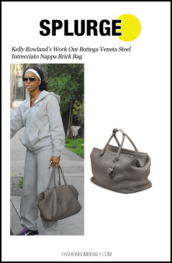 Kelly Rowland recently got her work out on in headtotoe Nike sweats and 