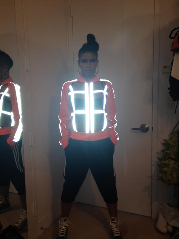 adidas jacket glow in the dark