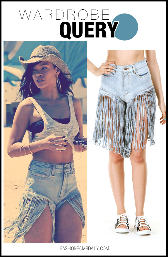 Rihanna Tassel Shorts
