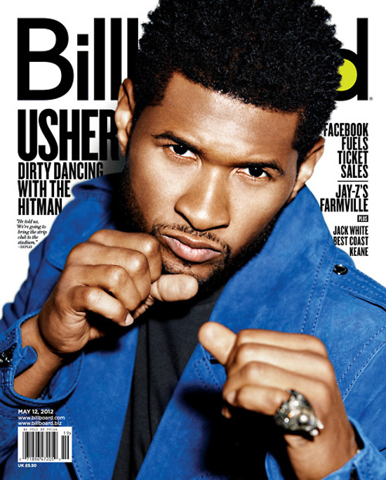Snapshot Usher for Billboard Magazine May 2012 by Faith