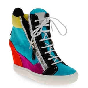 Celebrity Shoes on Wardrobe Query  Emily B   S Instagram Giuseppe Zanotti Multicolored