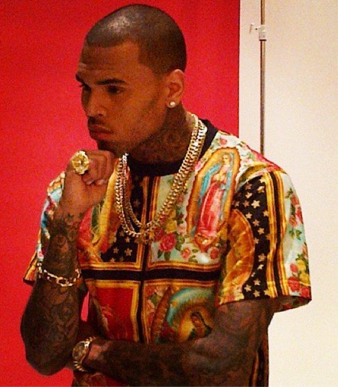 ☑ Swag Check: Chris Brown - Jordan Flight 45s & Louis Vuitton