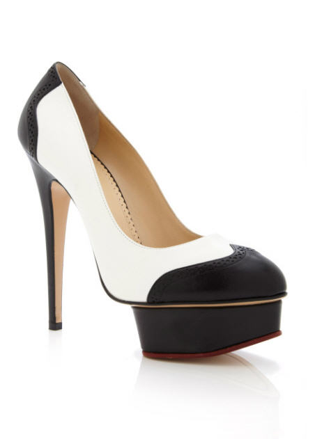 charlotte-olympia-pre-fall-2013-black-and-white-spectator-dolly-pumps