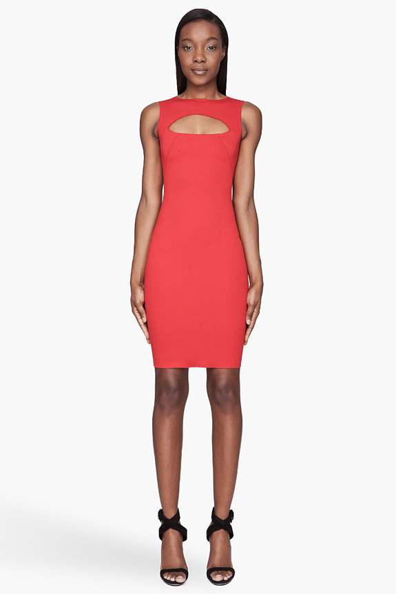 Red-DSquared2-cut-out-dress