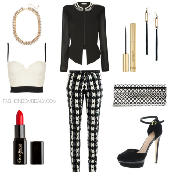 What to Wear to a Black and White Party 1
