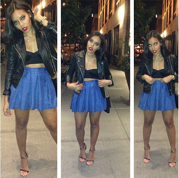 Angela Simmons in nyc