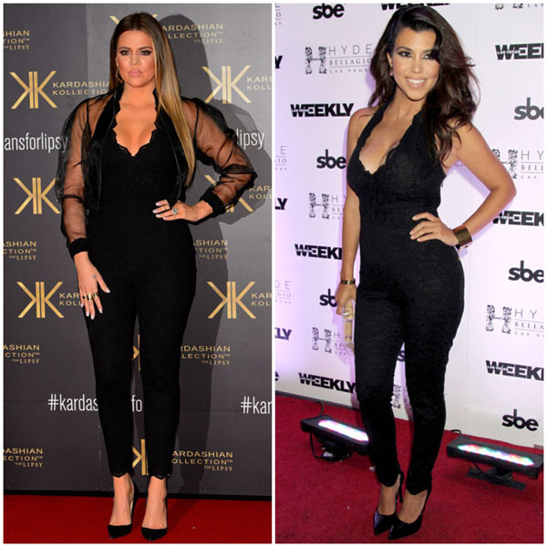 Khloe-Kardashian-vs-Kourtney-Kardashian-in-kardashian-kollection-jumpsuit