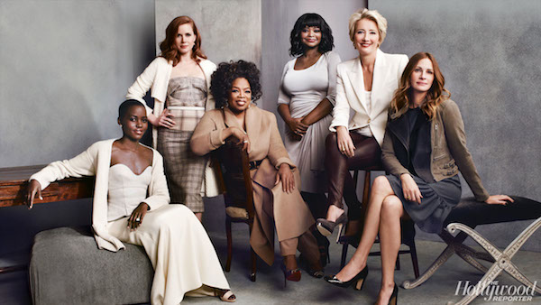 Lupita Nyong'o, Julia Roberts, Amy Adams, Octavia Spencer, Emma Thompson, and Oprah Winfrey by Joe Pugliese for The Hollywood Reporter 1