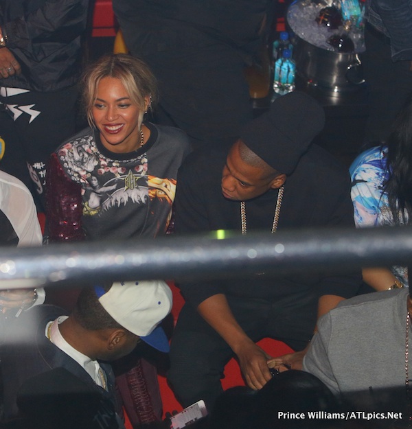 Jay Z and Beyonce were recently spied at Club Reign in Atlanta.