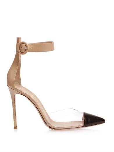 Bomb Product of the Day- Gianvito Rossi Leather and Perspex Pumps
