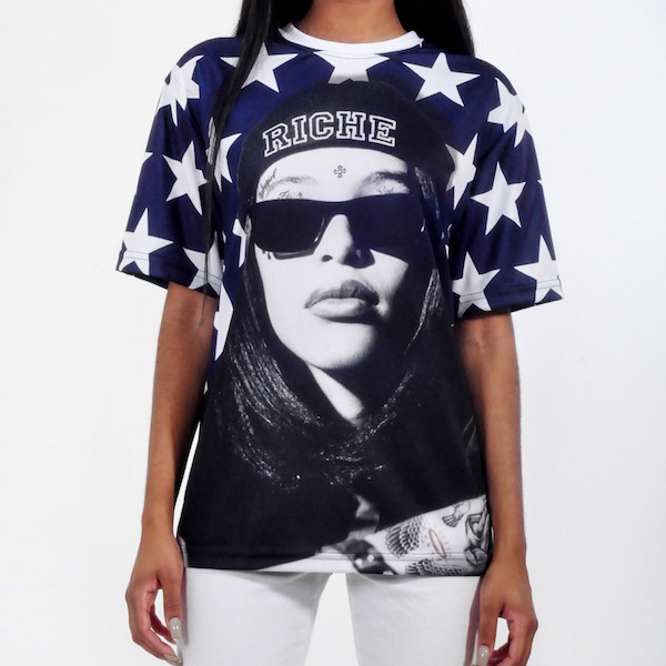 aaliyah revolution riche t-shirt