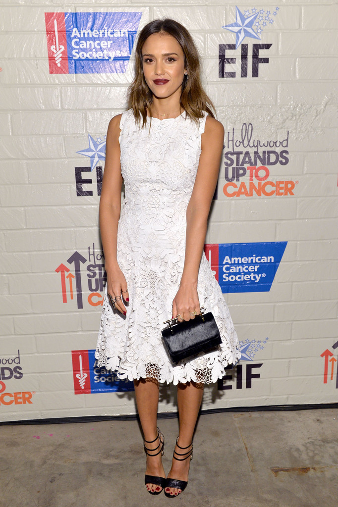 jessica-alba-hollywood-stand-up-to-cancer-ralph-lauren-dress-m2-malletier-clutch-jimmy-choo-sandals