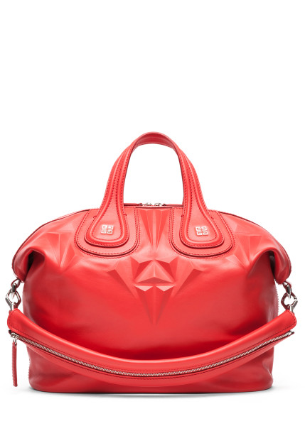 Draya Michele's Sugarfish Restaurant Givenchy Red Nightingale 3D Star Effect Bag