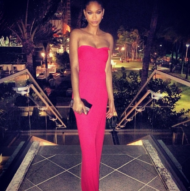 Chanel Iman Seen Out In  Miami