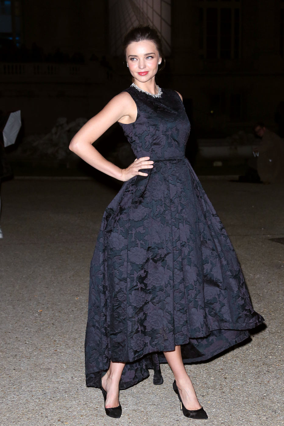 Miranda Kerr attends the H&M show as part of Fall 2014 Paris Fashion Week
