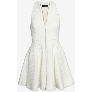 0 Cassie's 'Young & Reckless Clothing' Spring Break Takeover Nicholas Ponte Plaited White Zip Dress