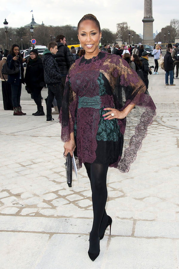 Marjorie Harvey attends the Valentino Fashion Show **USA ONLY**