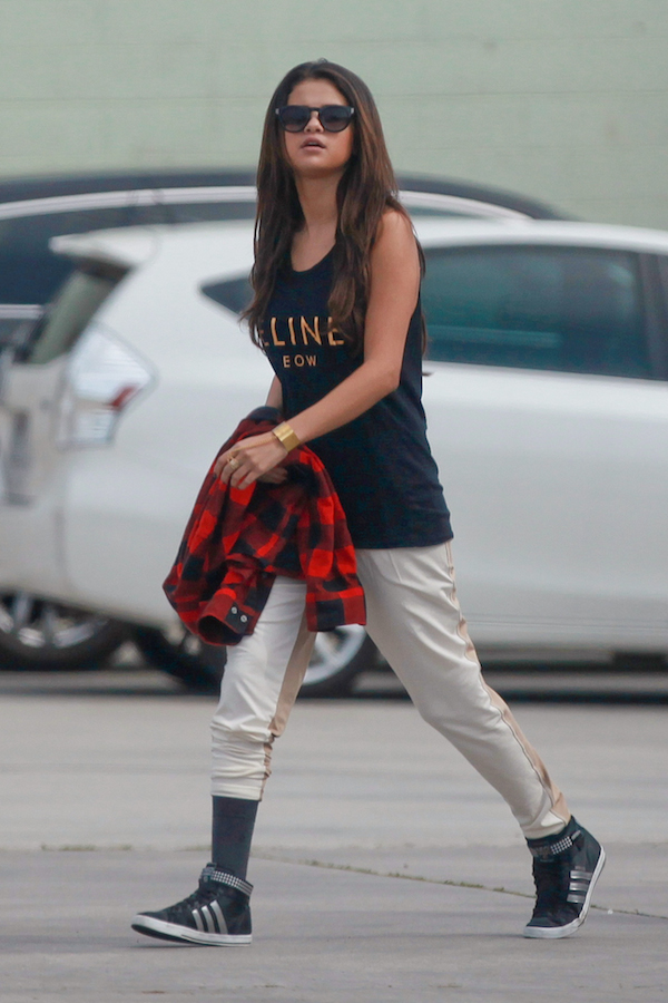 Selena Gomez starts her week visiting the Dance Studio