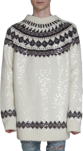 beyonce fair isle sweater tumblr saint-laurent-white-long-fairisle-knit-sequin-sweater-product-3-15302546-688823109_large_flex