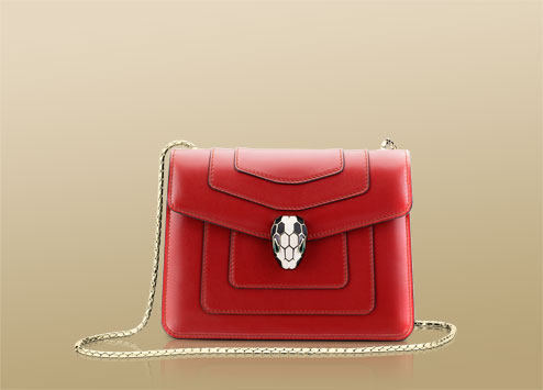 bulgari-red-leather-shoulder-bag
