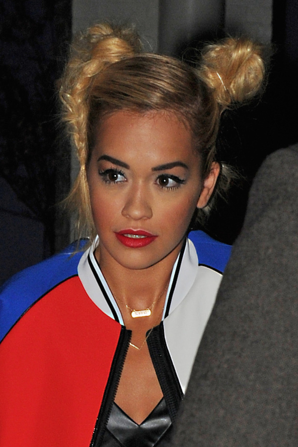 Rita Ora seen leaving from a hotel in New York City