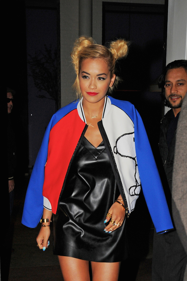 Rita Ora seen leaving from a hotel in New York City
