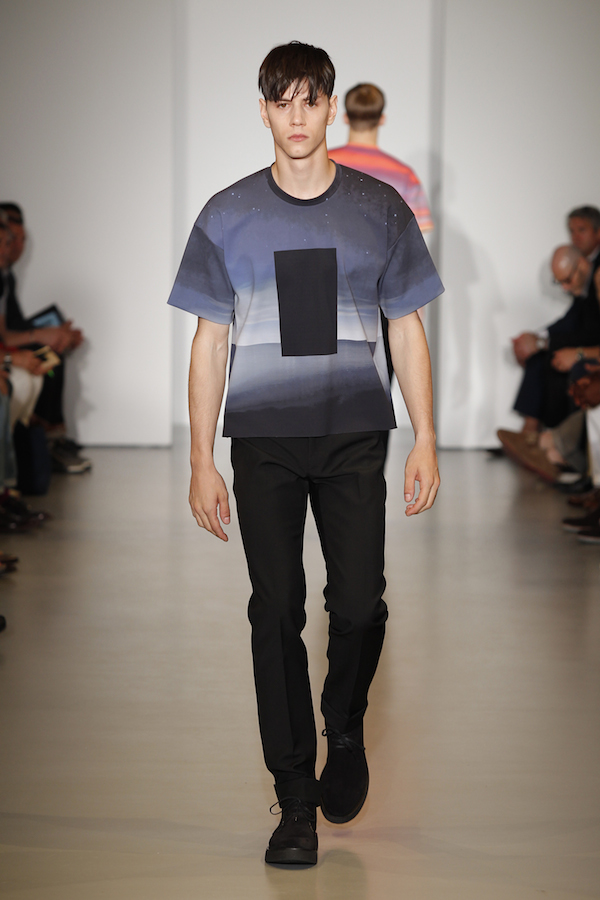 5 Calvin Klein Collection's Spring 2014 James Terrell Inspired Nature Printed Tee