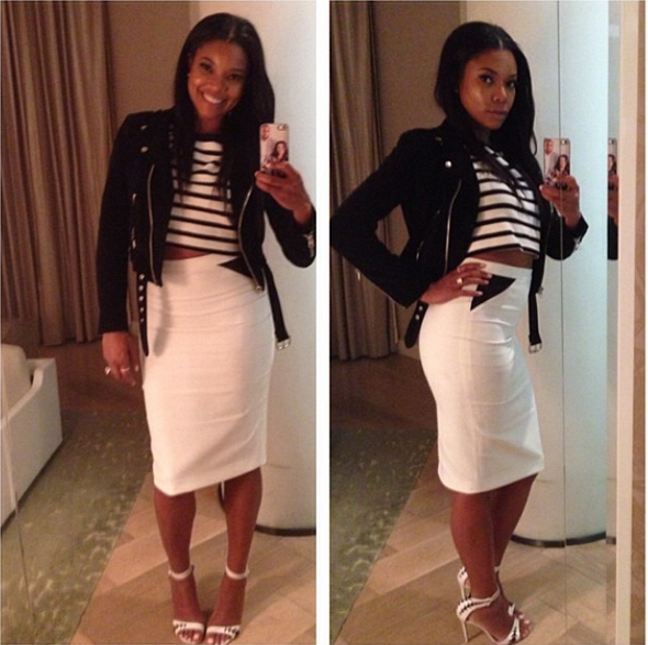 Gabrielle Union before BET Upfronts