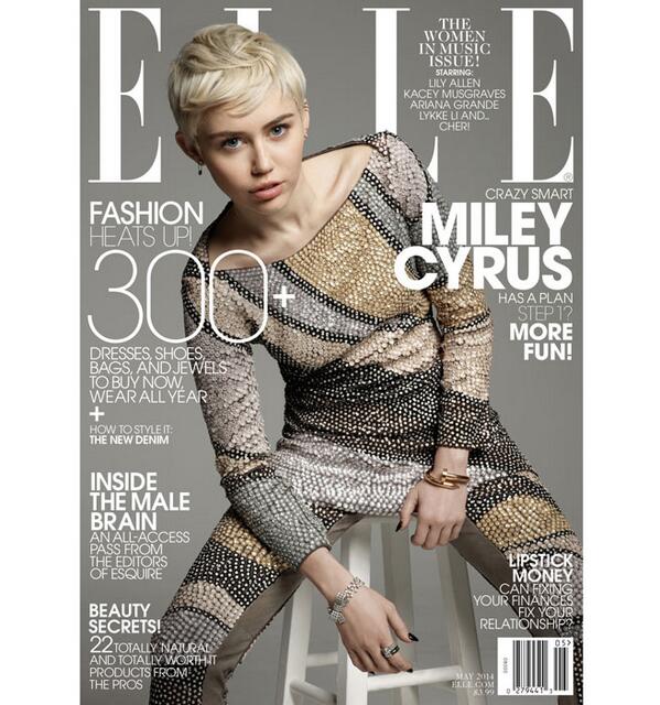 Miley Cyrus ELLE May 2014
