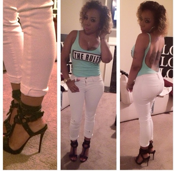 Tiny forget The Rules zara swimsuit white jeans Giuseppe Zanotti Shoes